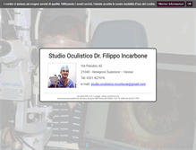 Tablet Screenshot of filippoincarbone.com